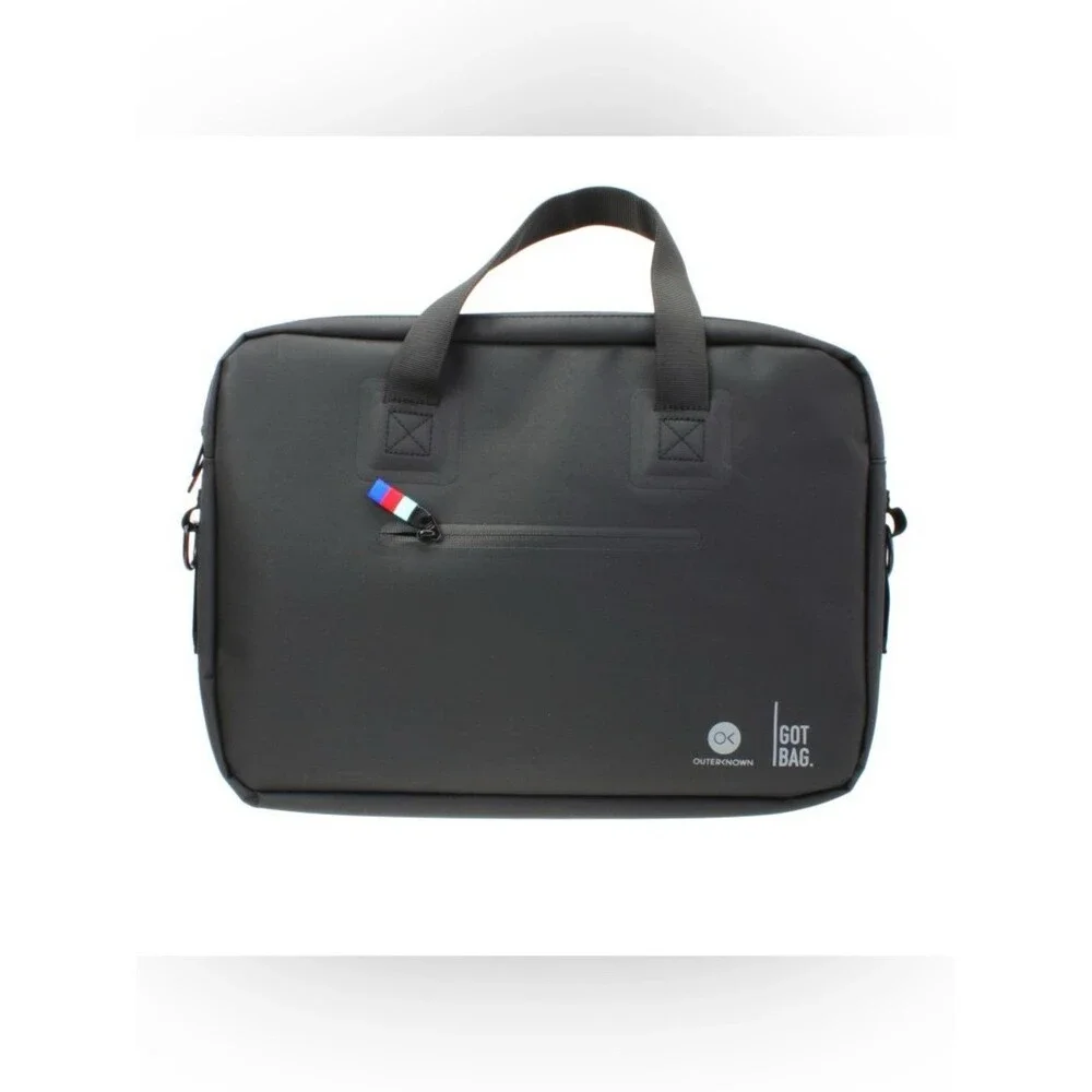 Outerknown Black GOT BAG Business Laptop Bag in black NWT